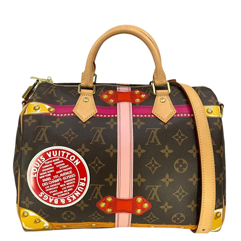 Louis Vuitton Monogram Summer Trunks Speedy 30